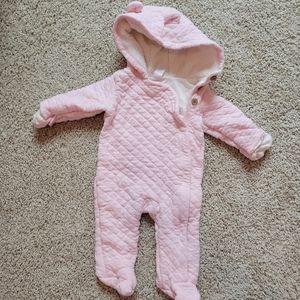 Baby girl warm bodysuit